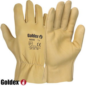 Gants en cuir hydrofuges pleine fleur bovin