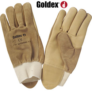 Gants hydrofuges Paume fleur bovin dos cro�te