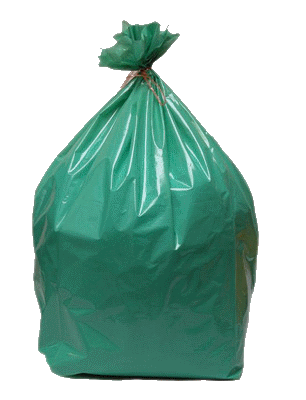 Voir la fiche produit Sacs poubelles basse densit recycls 110 Litres verts