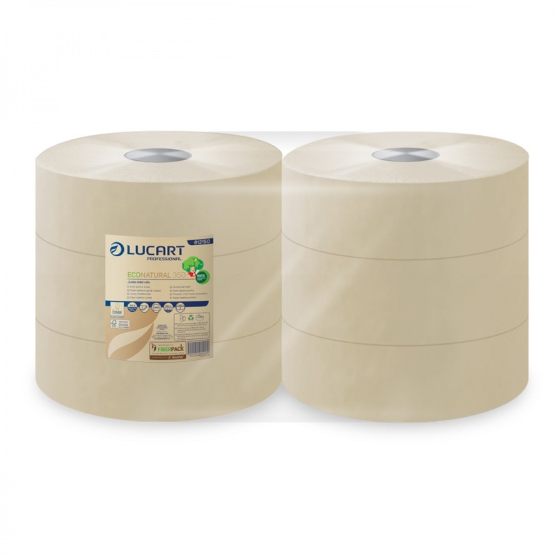 Voir la fiche produit Papier toilette Eco Natural, maxi Jumbo 400 mtres - LUCART