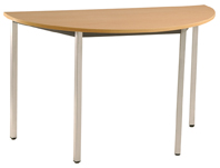 BUROCEAN - Tables de r�union 1/2 lune L120 x P60