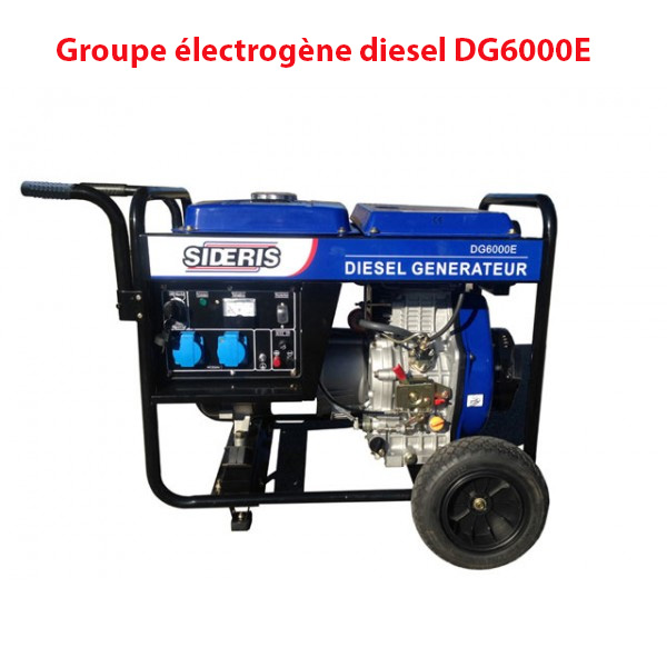 Voir la fiche produit Groupe lectrogne  moteur diesel 5000W - PFI 3