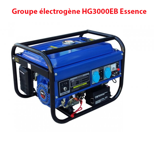 Voir la fiche produit Groupe lectrogne HG3000EB Essence - PFI 3