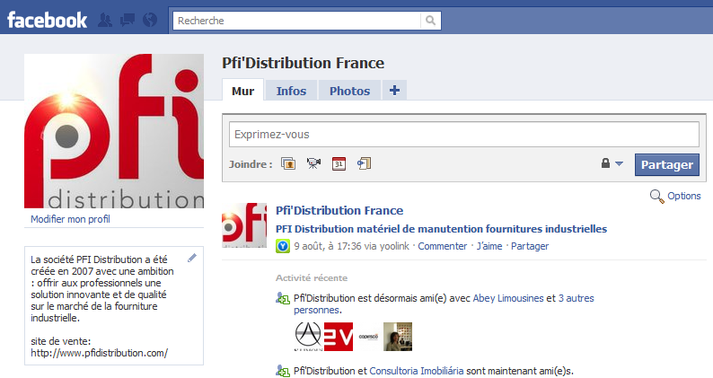 PFI sur facebook