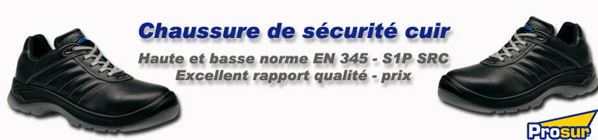 D�couvrez nos chaussures de s�curit� en cuir