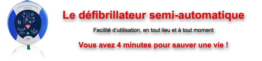 D�couvrez notre d�fibrilateur semi-automatique