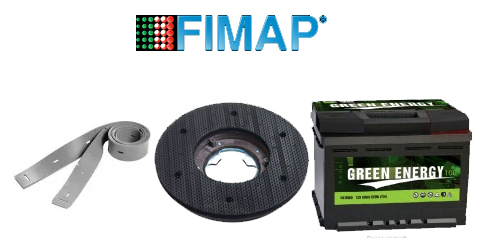Accessoires et pièces détachées pour autolaveuses Fimap