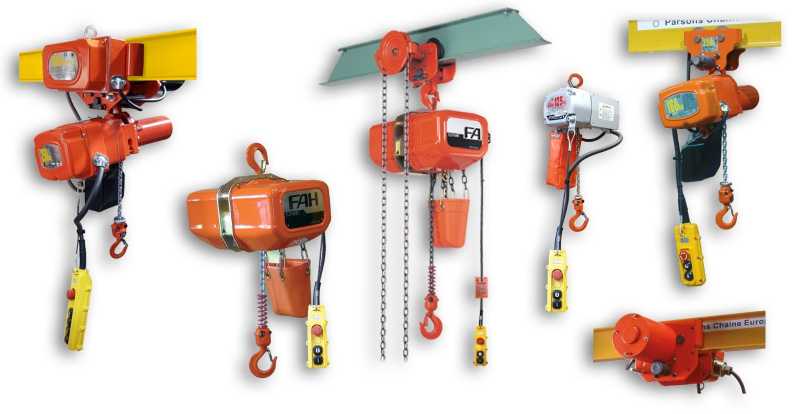 Palan électrique neuf 3 ton. - 15' chaîne - 230 volts - Laflamme  Equipements Industriels