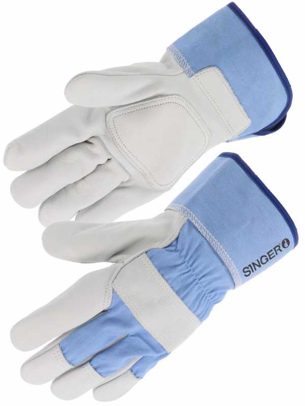 Voir la fiche produit Gants de manutention lourde milieu sec cuir fleur de bovin - SINGER FRRES 2