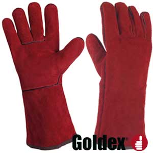 Voir la fiche produit Gants anti-chaleur 51SIREP15 de soudeur avec manchettes 35 cm - SINGER FRRES 2