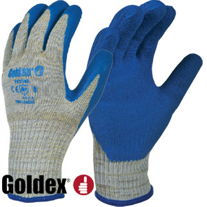 Gants anti-coupure TKV105 en fibre de Kevlar Jauge 10 enduit latex