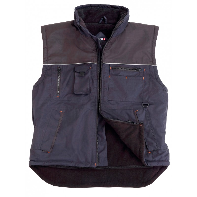 Voir la fiche produit Gilet chaud polyester. Doublure polaire. GASMA - SINGER FRRES 2