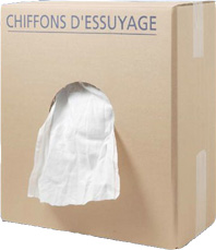 Voir la fiche produit Chiffons essuyage industriel Essui Matic Blanc Super Extra