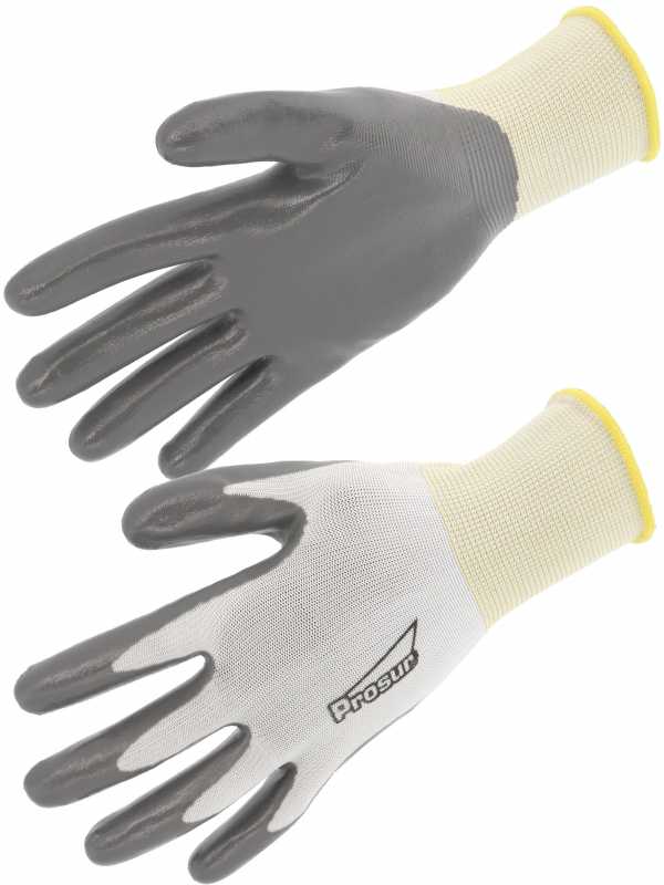 Voir la fiche produit Gant tricot en polyamide. Enduction nitrile, NYM 73 NIG jauge 13 - PROSUR