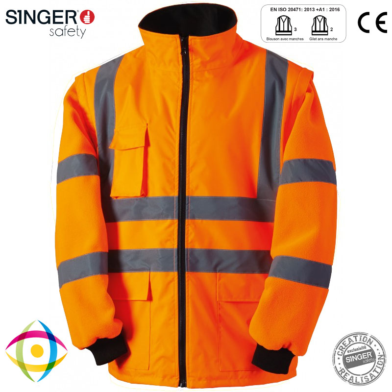 Voir la fiche produit Veste, blouson - gilet Veromo haute visibilit - SINGER FRRES 2