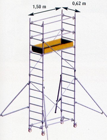 Voir la fiche produit Echafaudage mobile Altitude 150 - TUBESCA