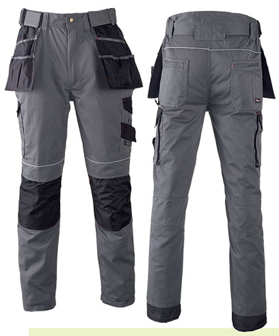 Voir la fiche produit Pantalon de travail Porto coton et polyester tissu 300 grammes m - VETIPRO