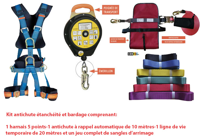 Voir la fiche produit Kits antichute tanchit et bardage - CORFIL