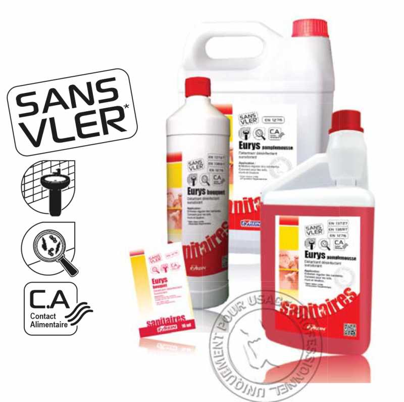 Voir la fiche produit Dtergent sanitaires Eurys Bouquet - EYREIN