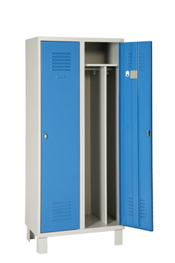 Voir la fiche produit Vestiaires monoblocs industrie salissante 2 cases