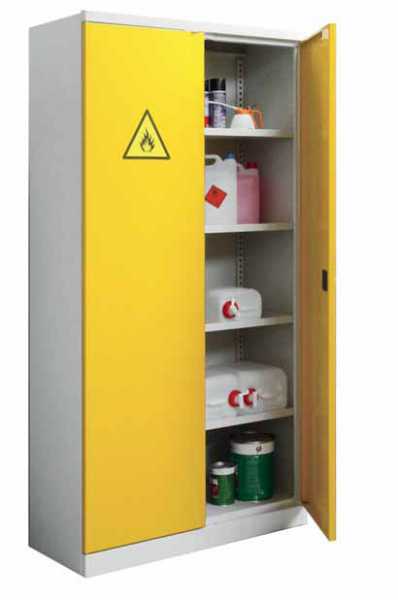 Armoire de sécurité avec rétention pour produits inflammables à