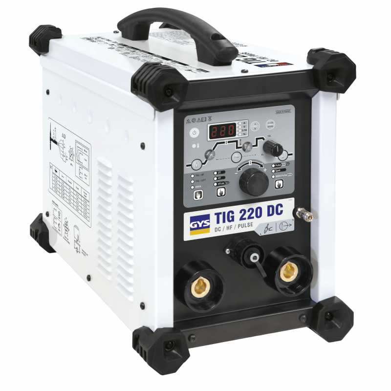 Voir la fiche produit Poste a souder Gys TIG 220 DC HF FV - Sans accessoires - GYS