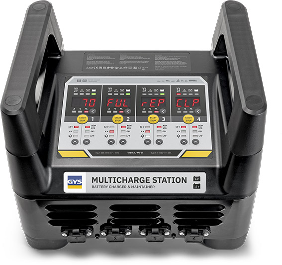 Voir la fiche produit Station multicharge 4x10A / Pb-Li - GYS