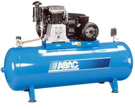 Voir la fiche produit Compresseur Abac bicylindre  courroie 500L - ABAC