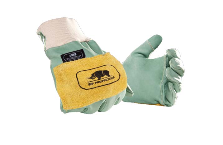 GANTS CUIR FOURRES HYDRO NOIR - 1113