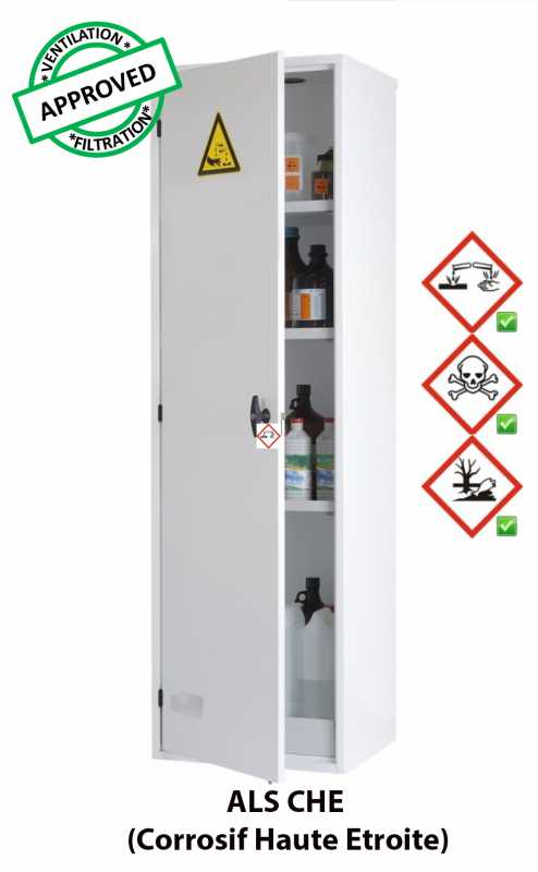 Voir la fiche produit Armoire de sret pour produits corrosifs T0 ALS CHE - CYLTEC