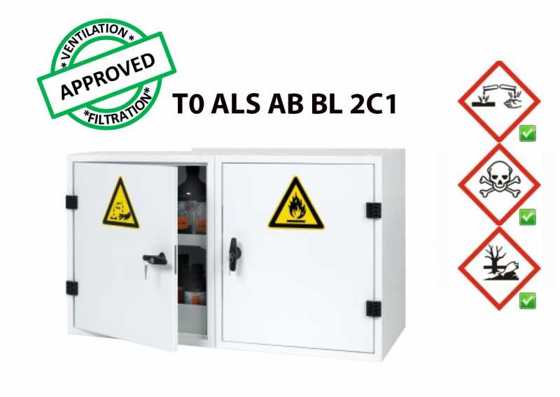 Voir la fiche produit Armoire de sûreté Multi produits Modulor T0 ALS ALS AB BL 2C1 - CYLTEC
