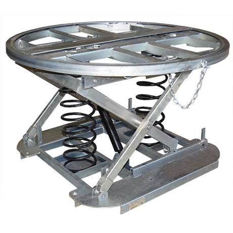 Voir la fiche produit Table lvatrice  niveau constant galvanise plateau rotatif 2000 kg - STOCKMAN