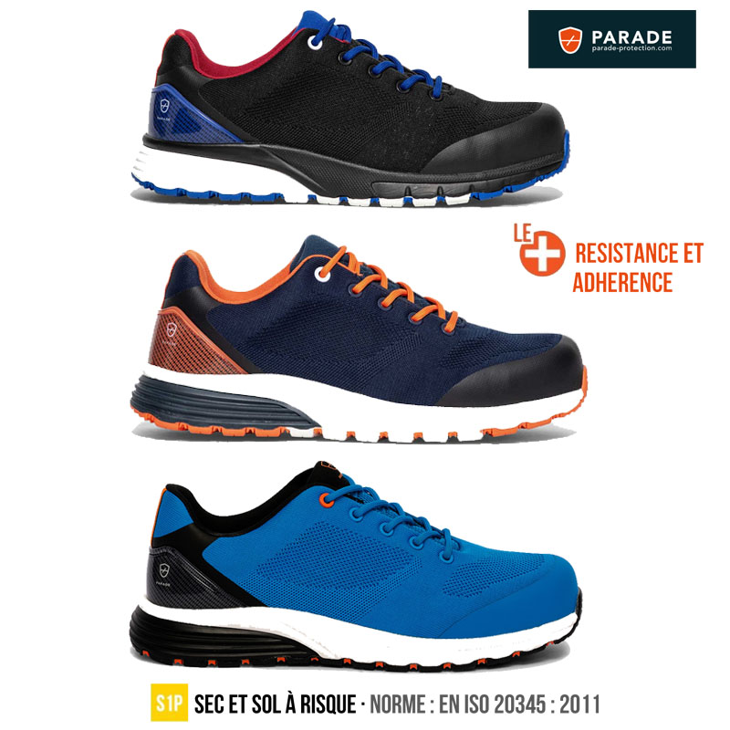 Voir la fiche produit Chaussures Sneekers Basket Running de scurit Slalum S1P - PARADE TM