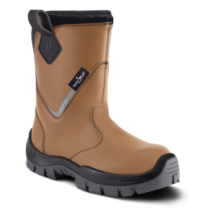 Voir la fiche produit Bottes Rangers S3 SRC | Botte de s�curit� S3 homme � Cuir pleine fleur &amp; semelle Kevlar� - GASTON MILLE