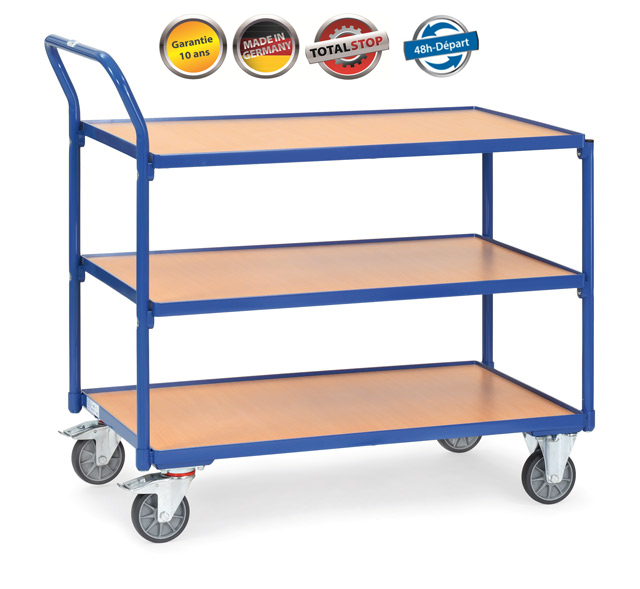 Voir la fiche produit Chariot Servante de manutention 2750-2752-, 2754-2756 - FETRA