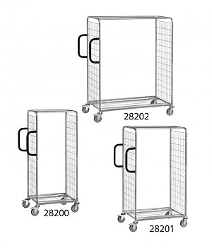 Voir la fiche produit Chariot prparateur de commandes 4 plateaux 28200-28201-28202 - FETRA